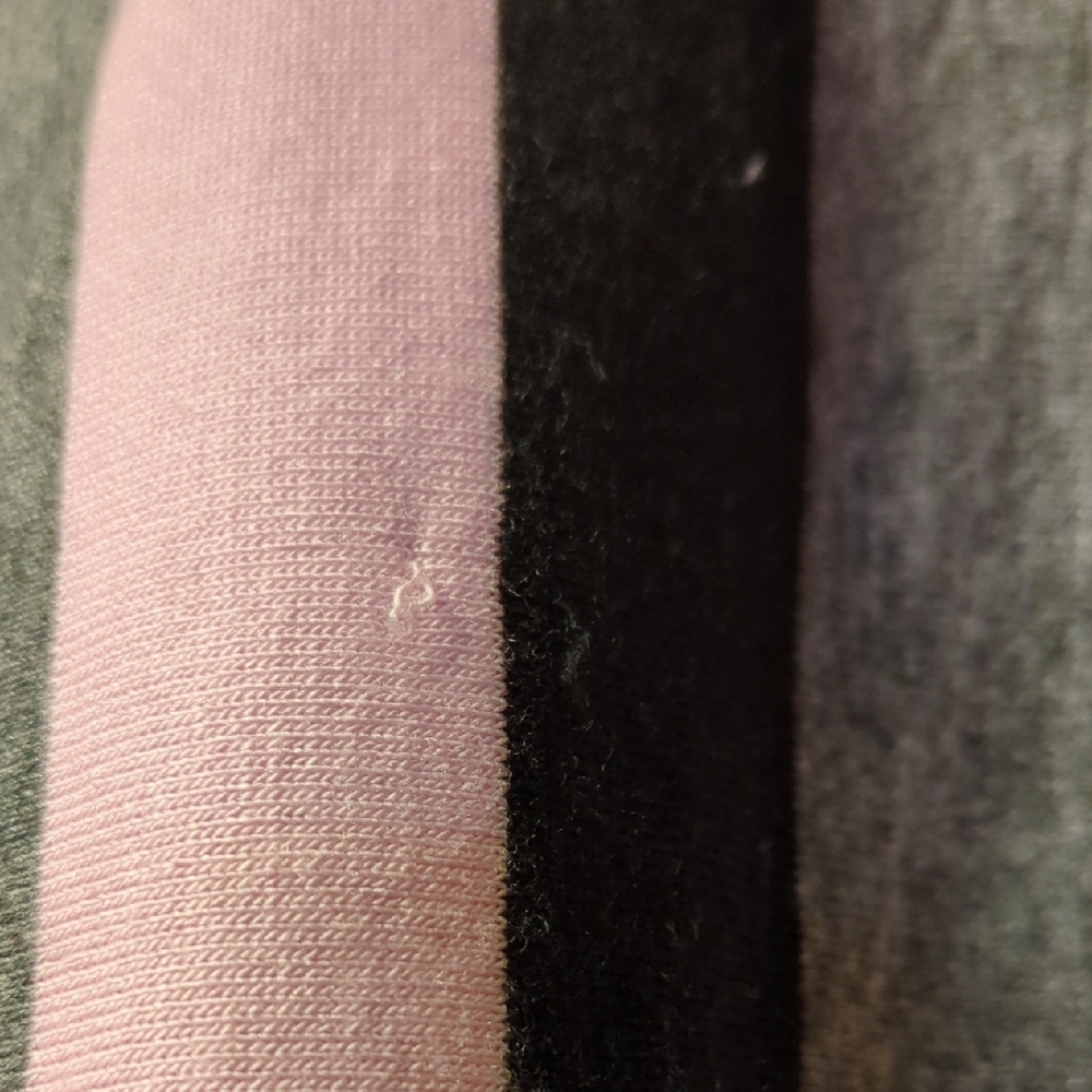 Chic Asymmetrical Skirt with Pink and Black Stripes - Picture 5 of 5